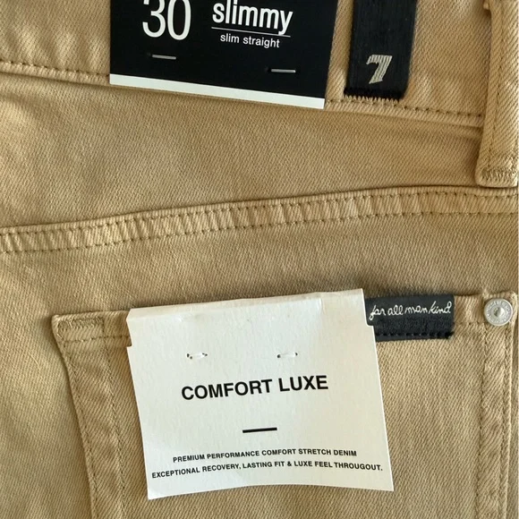 7 For All Mankind Men's Slimmy Slim Straight Jean NWT Size 30